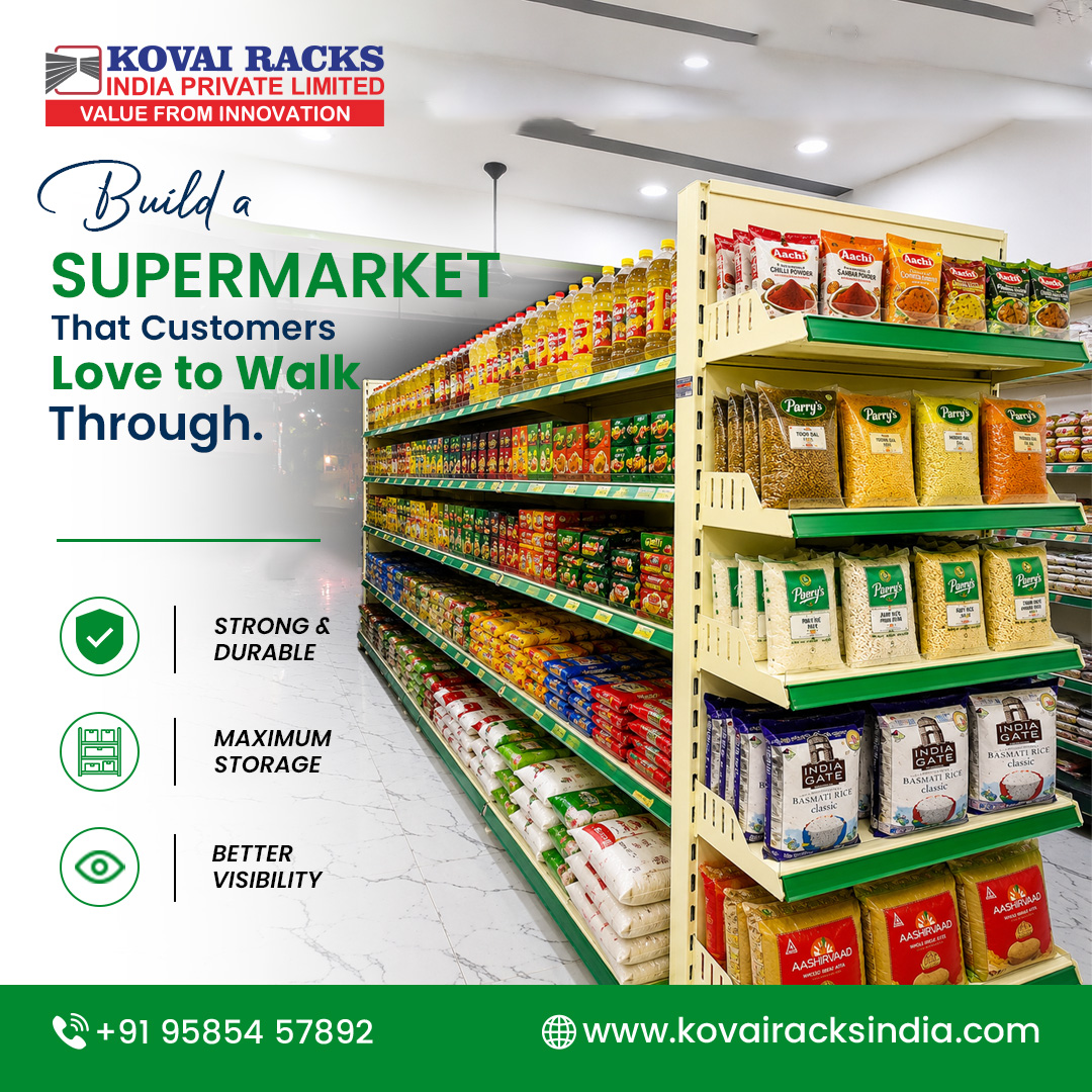 Medical Shop Display Racks Manufacturer In Coimbatore